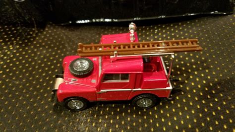 Matchbox Models Of Yesteryear 1952 Land Rover Wtrailer Fire Engine