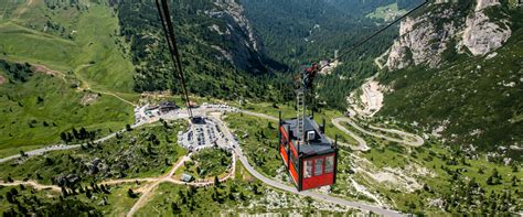 The Parking Lot Of The Lagazuoi Cable Car Is Subject To A Fee
