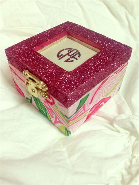 Sorority Pin Box Ideas Hand Painted Sorority Badge Box For Phi Mu