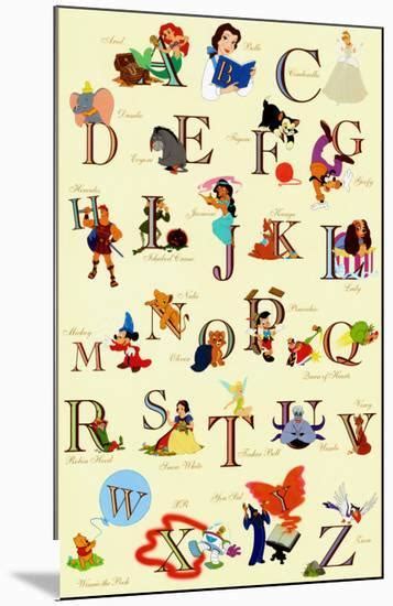 7 Disney Alphabet Letters Free Psd Eps Format Download Free The
