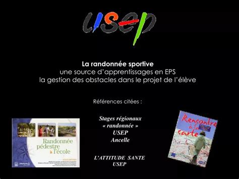 Ppt La Randonn E Sportive Une Source Dapprentissages En Eps Powerpoint Presentation Id