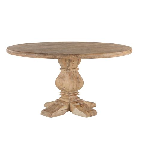 World Interiors Zwpg6029 Mango Wood Round Dining Table In