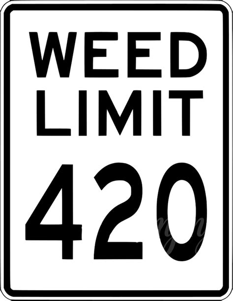 Weed Limit 420 Svg Etsy