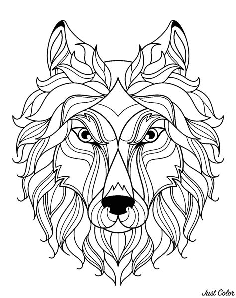 45 Wolf Wild Animals Coloring Pages Pictures Colorist