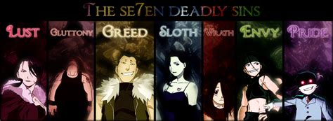 The Seven Deadly Sins By Tmac Shinigami On Deviantart