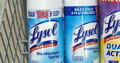 Lysol Disinfectant Spray 19oz Bottles 2 Pack Only 731 Shipped Just