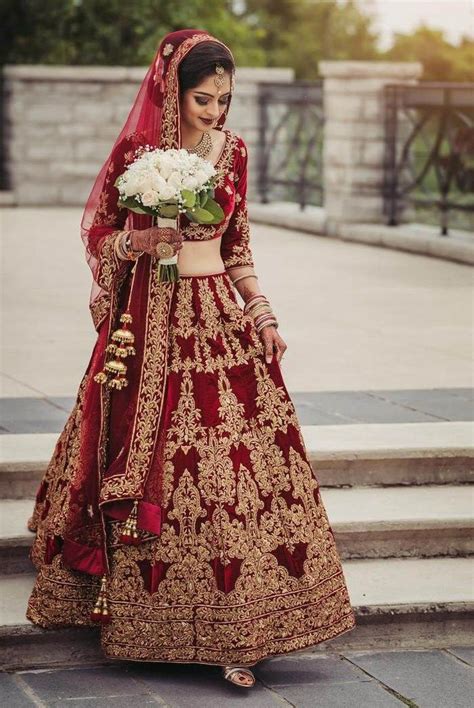 10 Stunning Red Bridal Lehengas To Have Perfect Look At Your Wedding Indian Wedding Lehenga