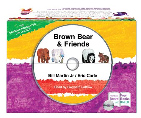 Brown Bear And Friends Board Book And Cd Set Bill Martin Jr Macmillan