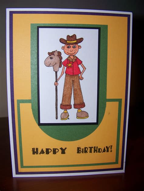 Cowboy Birthday Cards