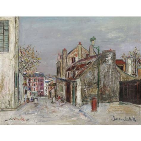 Maurice Utrillo La Maison De Mimi Pinson à Montmartre Circa 1932