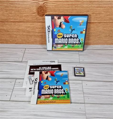 New Super Mario Brosnintendo Ds Complete Cib Authentic 2499 Picclick