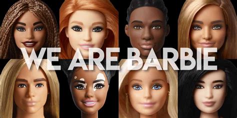 Mattel Joue La Diversité Barbie Chauve Vitiligo Ken Roux Curvy