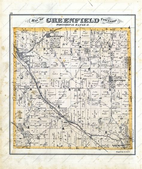 1875 Composite Carroll Area Historical Society And Carroll Community