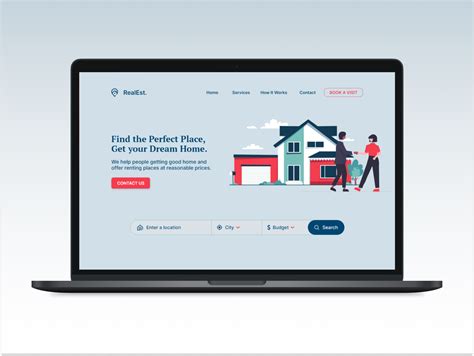 Landing Page Design For A Realtor By Fatima Magsi On Dribbble