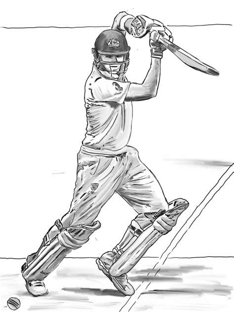 So Were Drawing Cricketers Now Cricket