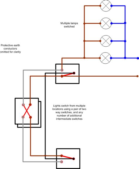 1 Way Light Switch Wiring Diagram Uk Electrical Helper Wiring A 1 Way