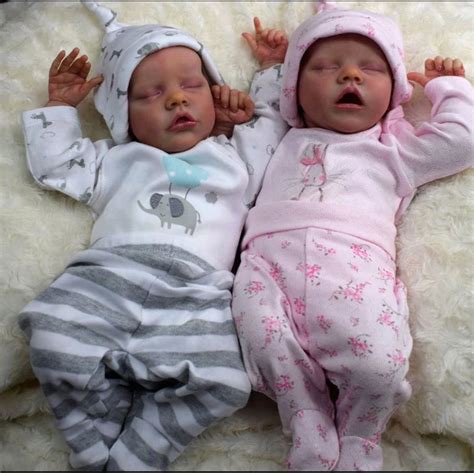 17 Lifelike Realistic Twins Brother Renata And Jayleen Reborn Baby