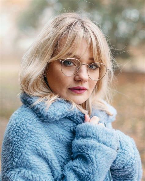 41 beautiful bangs hairstyle for women with glasses hairstyles with glasses hairstyles with