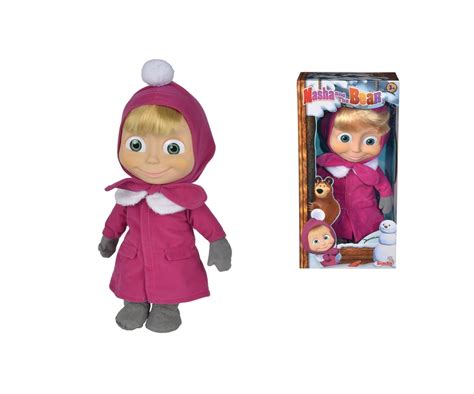 Masha Soft Bodied Doll 40cm Masha And The Bear Stars And Heroes Themes Shopsimbatoysde