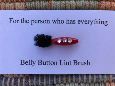 Jeweled Belly Button Lint Brush For The Person Who Has Everything Party Supplies Party Favors