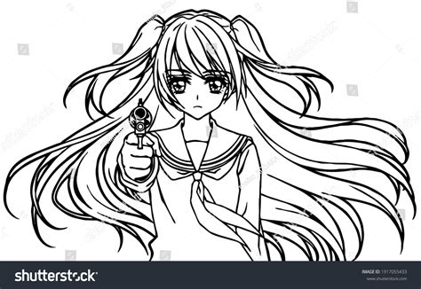 How To Draw Anime Girl With Long Hair