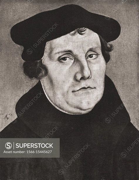 Martin Luther 1483 1546 German Professor Of Theology Composer
