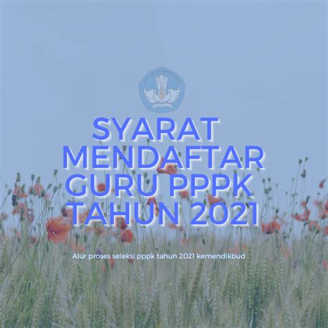 We did not find results for: Syarat Mendaftar PPPK Guru 2021 Sesuai Aturan terbaru ...