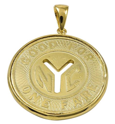 .(city) token tracker on bscscan shows the price of the token $0.00, total supply 99,231,570 to submit a token information's update request, please confirm beforehand that you have New York City Gold-Set Subway Token Charm at 1stdibs