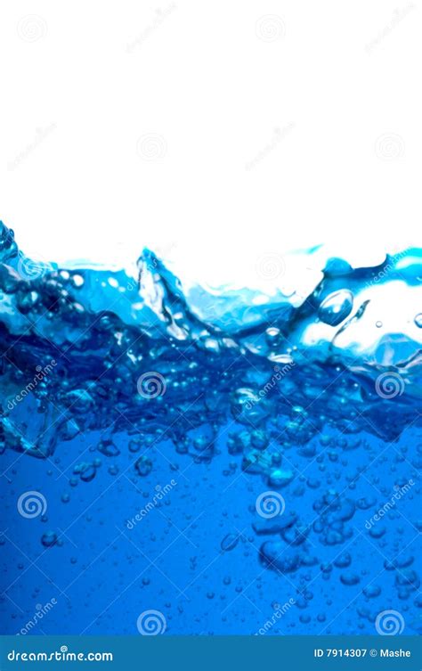 Clean Water Blue Tint Stock Image Image Of Bubble Healthy 7914307