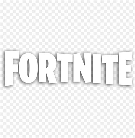 Free Download HD PNG Our Fortnite Team Fortnite Logo Png White PNG Transparent With Clear