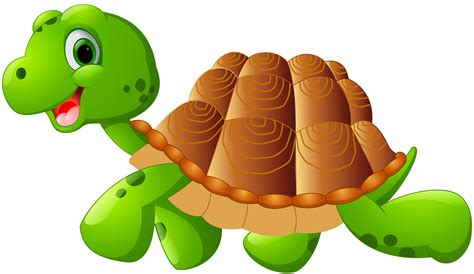 Cute Green Turtle Clipart Clip Art Library Riset