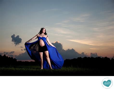 Beautiful Pregnant Woman With A Sunset Jax Jacksonville Maternity