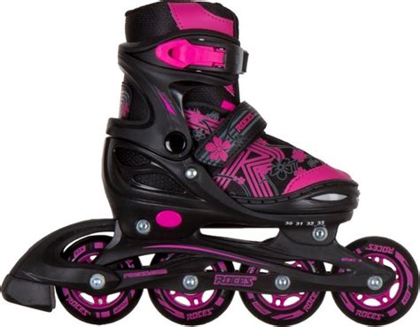 Roces Jokey 30 Verstelbare Inline Skates Maat 38 41 Pink Bol