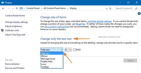 Click ok to return to the desktop. How to Change Icons and Text Size on Windows 10