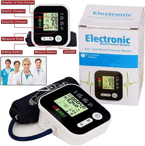 Splinktech ® Digital Upper Arm Blood Pressure Monitor Bp Heart Beat