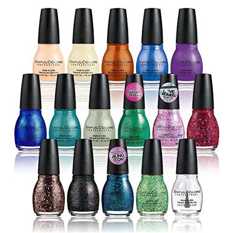 Sinful Colors Finger Nail Polish Color Lacquer Set Piece Collection Nails Sinful Colors