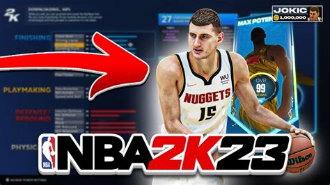 New 74 Badge “diming 3 Level Scorer” Nikola Jokic Build In Nba 2k23