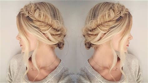 Tutorial Super Easy Version Of The Fishtail Halo Braid Youtube