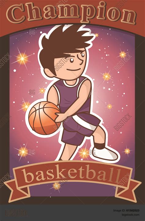 Cartoon Basketball Vector And Photo Free Trial Bigstock