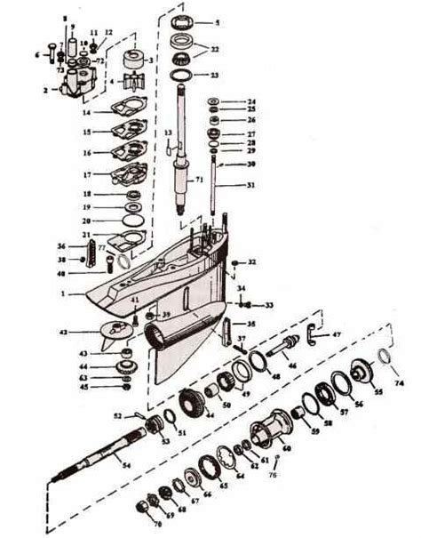 Alpha One Outdrive Parts Diagram