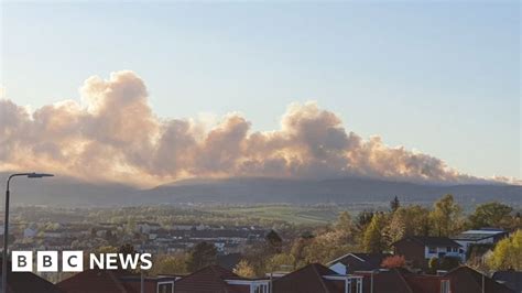 Scotlands Dry Weather Sees Aggressive Spread Of Wildfires Bbc News