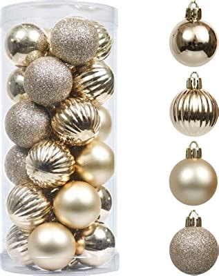 Amazon Valery Madelyn Christmas Ornaments Set 35ct Bronze Copper