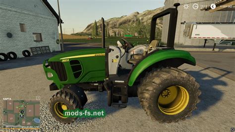 Мод на мини трактор John Deere 2032r 4x4 для Fs 2019 Mods