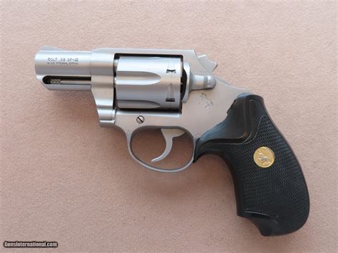 1995 Vintage Colt Sf Vi 38 Special Revolver In Stainless