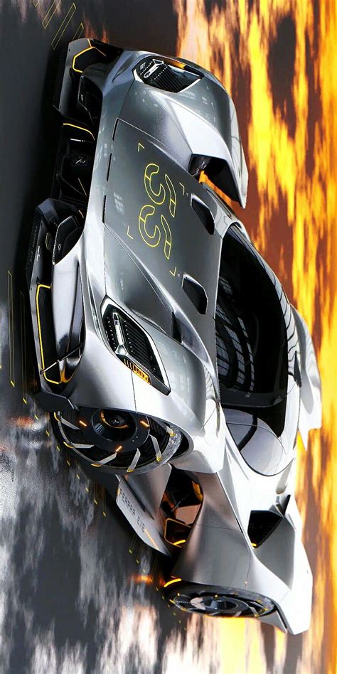 Ferrari Exe Cyberpunk Hypercar Concept Image Enhancements Are By