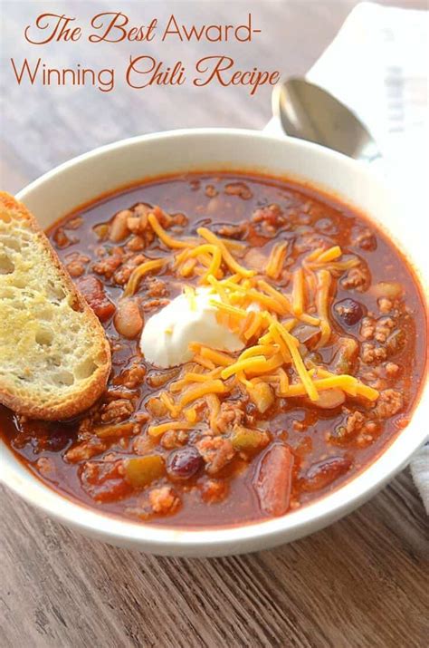 Award Winning Chili Recipe The Best Chili Youll Ever Have