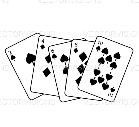 Cards Svg Deck Of Cards Svg Vector Cut File For Cricutcricut