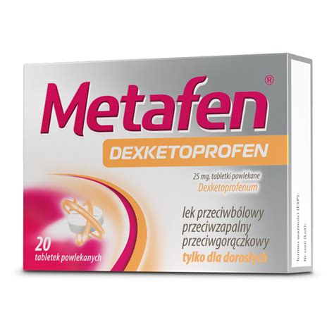 Metafen Dexketoprofen 20 Tabletek 12956858315 Allegropl