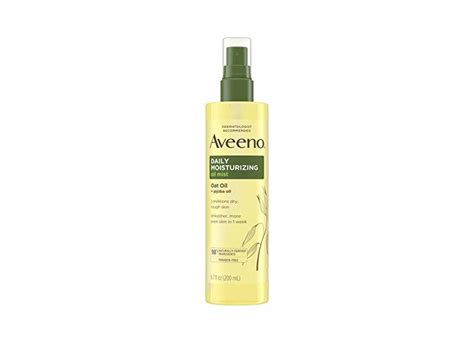 Aveeno Daily Moisturizing Dry Body Oil Mist Oat And Jojoba Oil 67 Fl