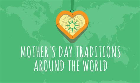 Mothers Day Traditions From Around The World Infographic Visualistan